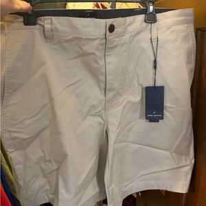 Daniel Hechter Men's Cream Flat Front Shorts